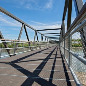 Passerelle de la Vanelle - Voie verte Atelier de Saint-Quentin sur Isère