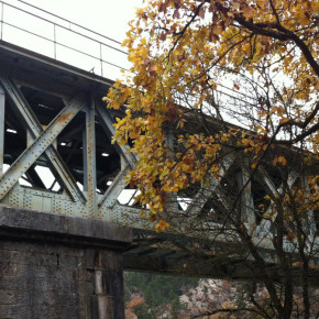 Viaduc de Vercheny - rouille - corrodé